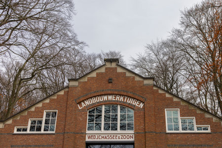 Arnhem, The Netherlands - December 3, 2023: Agricultural implements building in Outdoor Open air...
