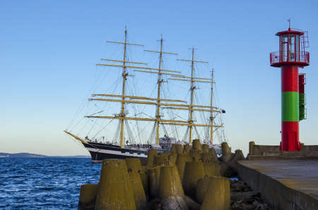 Kruzensztern - SAIL ON THE GULF OF POMERANIAN - Sailing ship at sea