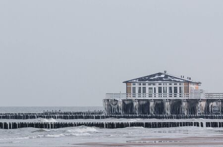 WINTER IN MARINE COASTの写真素材