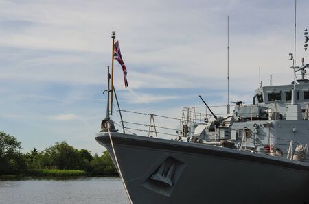 WARSHIP - Command post and artillery of a small warship