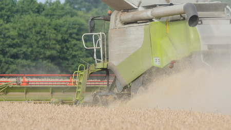 COMBINE HARVESTER - Agricultural machinery on the field