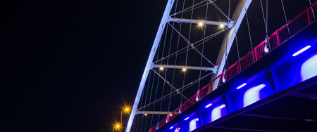 BRIDGE - A colorful night in Kolobrzegの写真素材