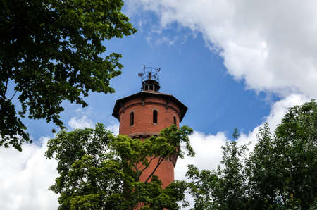 WATER TOWER - historic architecture of the hydrotechnical building