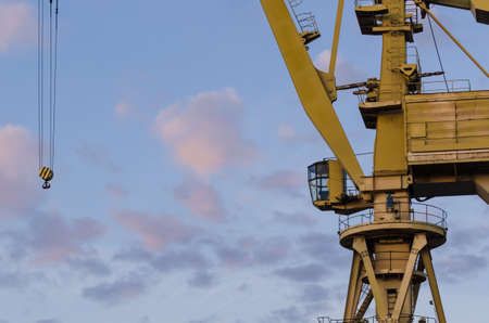 PORT CRANE - A device for reloading and docking works