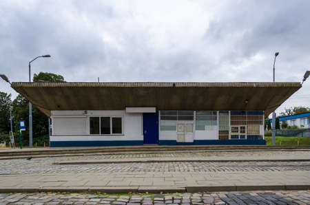 BUS STOP - Station for public transport vehiclesの写真素材