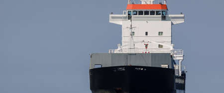 GENERAL CARGO SHIP - Freighter entering the port
