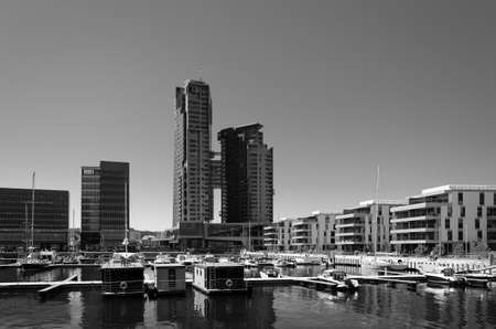 CITYSCAPE - A marina and a prestigious district of a dynamic and modern seaside city