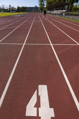 SPORTS FACILITIES - Running track at the athletics stadium