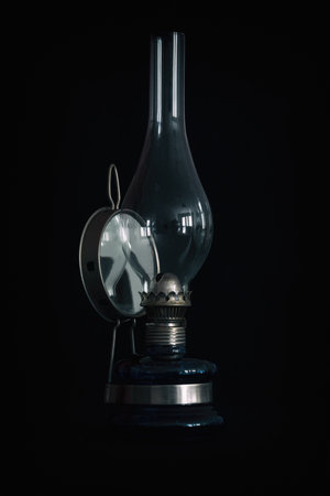 KEROSENE LAMP - A stylish lantern for illuminationの写真素材