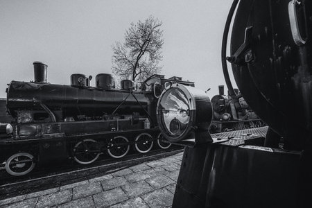 STEAM LOCOMOTIVES - Historic narrow gauge railway vehicles