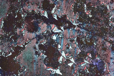 STEEL - Peeling paint and rust on iron