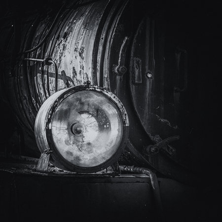 STEAM LOCOMOTIVE - Historic narrow gauge railway vehicleの写真素材
