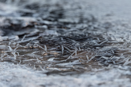 WINTER ICE - Abstract patterns of frozen water