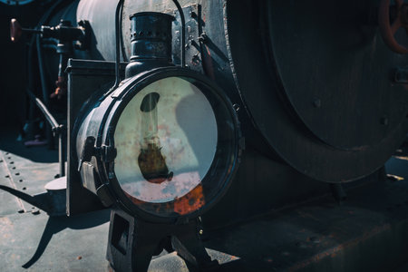 STEAM LOCOMOTIVE - Historic narrow gauge railway vehicle