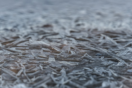 WINTER ICE - Abstract patterns of frozen water
