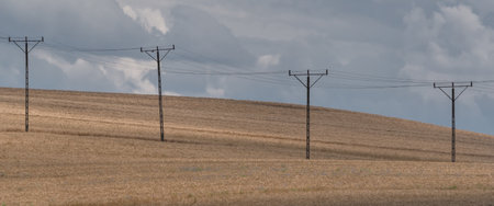 POWER ENGINEERING - Medium-voltage line on field