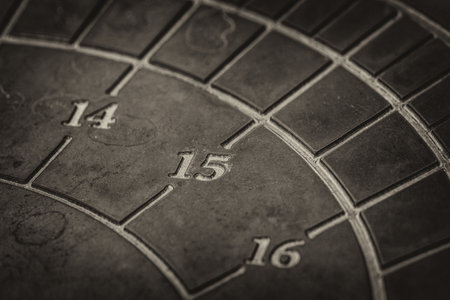 SUNDIAL - A horizontal dial with the triangular blade