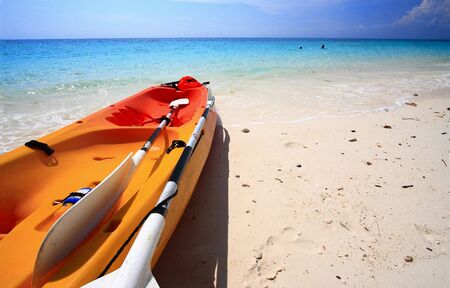 boat on the beachの写真素材