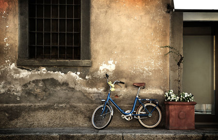Italian old-style bicycleの写真素材