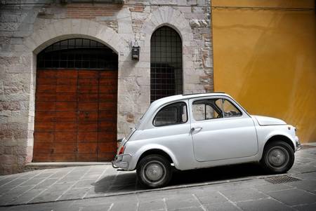 Italian old carの写真素材