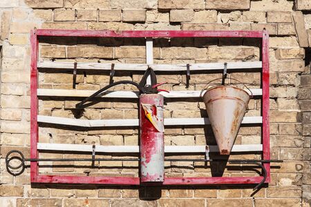 Ancient Fire Box, for grunge lookの写真素材