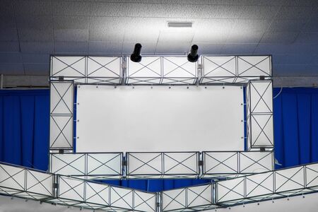 Corporate presentation for product promotion with stand banner or template design for your businessの写真素材