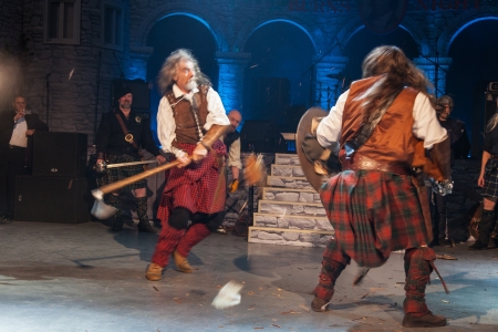 KIEV,UKRAINE, March 9: Burns Night, a charity event dedicated to the Scottish poet Robert Burns in...