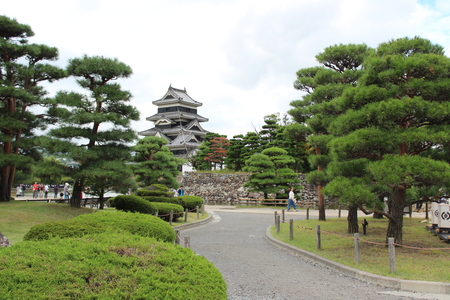 Matsumoto Castle . Matsumoto . Japanのeditorial素材