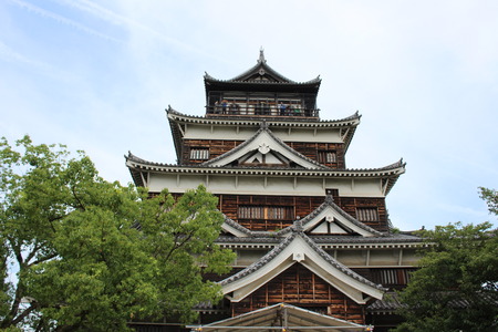 Hiroshima Castle . Hiroshima . Japanのeditorial素材