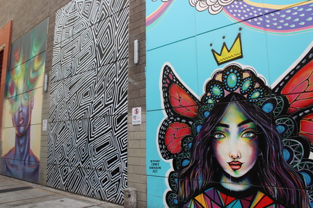 Street Art - ADELAIDE , AUSTRALIA - Adelaide is The Capital City of The State of South Australia .