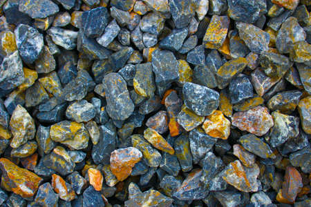Colorful Pebble mineral,stone texture,stone gravel floor background