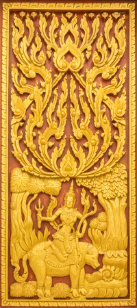 Thai wooden statuesの写真素材