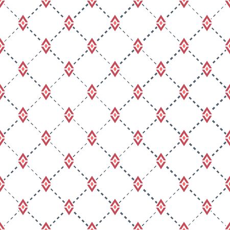 Diamond shape pattern background. Geometric pattern background. Cross line pattern.のイラスト素材