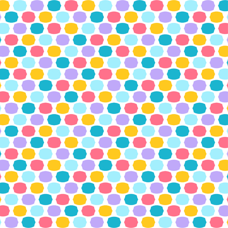 Colorful geometric pattern background. Geometric shape texture.のイラスト素材