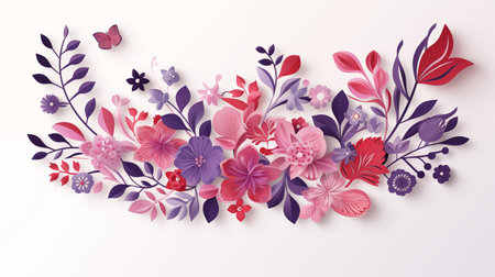 Harmony in Diversity: Women's Day Flat Design on White Background. Women Lead the Way, IWD Banner Connects the World. AI Illustrationの素材