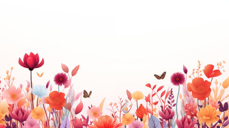 Equality in Focus: International Women's Day Banner Stands Out on White. International Women's Day - Where Ambition Takes Flight. AI Illustrationの素材