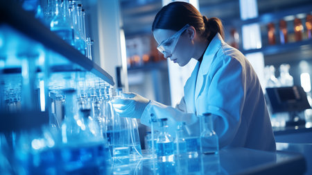 Capturing Innovation: Documenting Drug Discovery's Evolution with Scientists. AI-generatedの素材