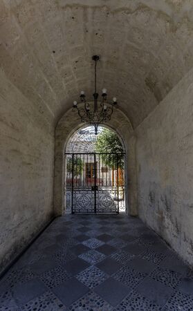 Arequipa, Santa Catalina monastery gardenの写真素材