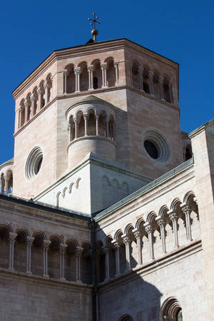 Trento Cathedral ? detail (Italy)の写真素材
