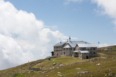 Rifugio Bolzano ? South Tirol (Italy)の写真素材