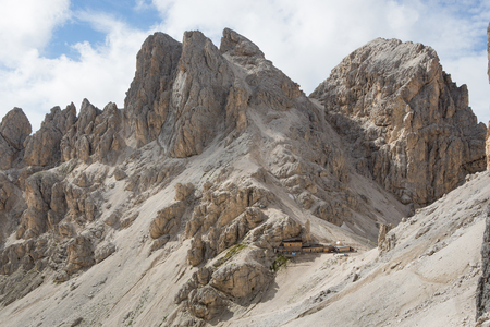 Rifugio Principe - Catinaccio (Italy)の写真素材