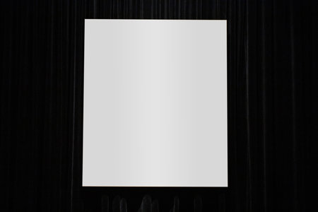 Mockup on the wall with space to insert your text for your purposes