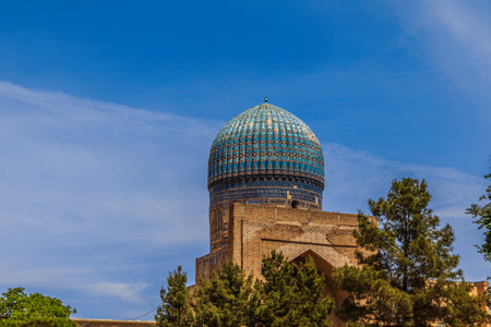 Memorial complex Bibi Khonim of the wife of the great commander Amir Temurのeditorial素材