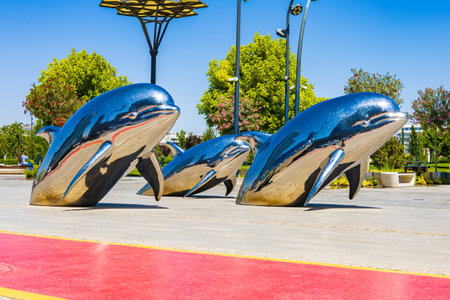 Tashkent, Uzbekistan - May 5, 2023: City complex for business and entertainment "Tashkent City"のeditorial素材