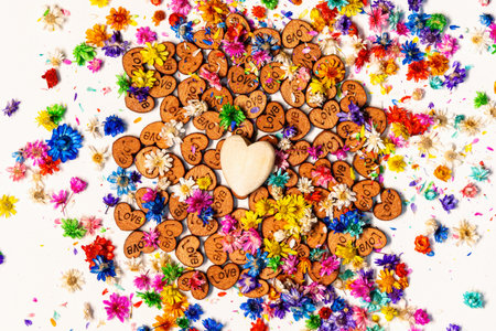 Love and romance concept for special days or Valentine's day.の写真素材