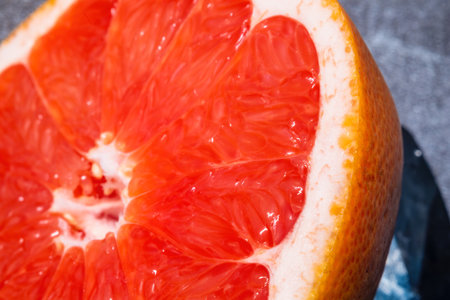 Grapefruit exotic fruit food with vitamins for health.の写真素材