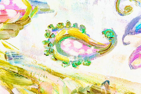 Abstract background with a textured surface for design made from putty and oil paint.