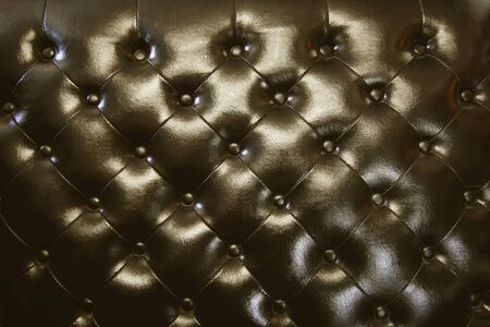 Leather upholstery background for decoration use as backgroundの写真素材