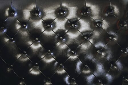 Leather upholstery background for decoration use as backgroundの写真素材
