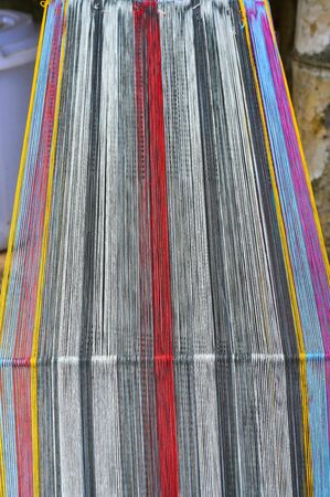 Colorful fabric background, texture, patternの写真素材